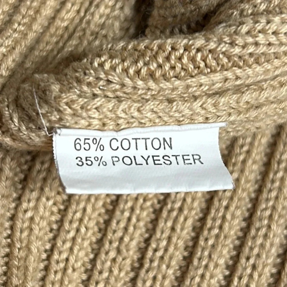 VTG Sweater dress,chunky rib knit ,turtleneck,size 10. Retro,boho,70’ vibe - Picture 9 of 13